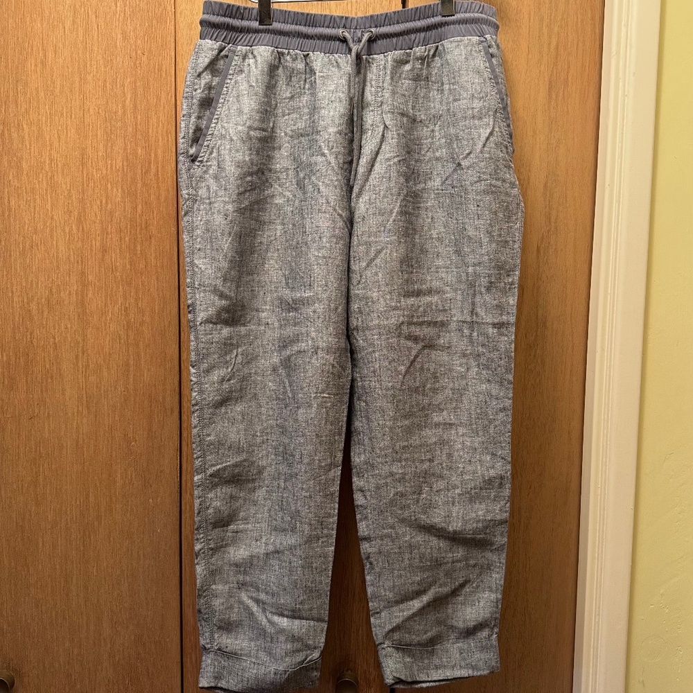 Athleta Bali Linen Ankle Pants